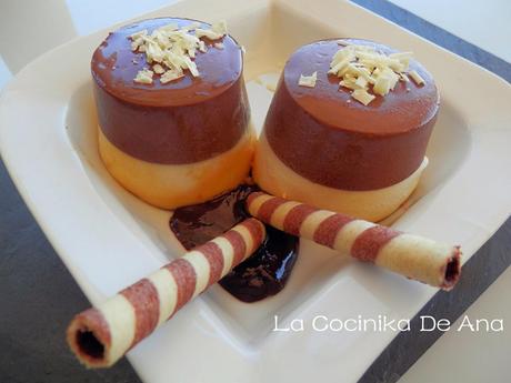 Ideas de presentación del postre dos chocolates Ideas de presentación del postre dos chocolates