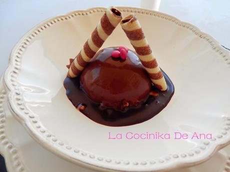 Ideas de presentación del postre dos chocolates Ideas de presentación del postre dos chocolates