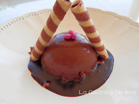 Ideas de presentación del postre dos chocolates Ideas de presentación del postre dos chocolates