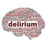 Delirium syndrome mental health icon design. Hallucinations symbol concept