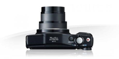 Canon PowerShot SX700 HS arriba
