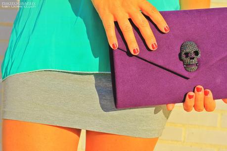 Explosión: combinar turquesa y violeta Explosión: combinar turquesa y violeta