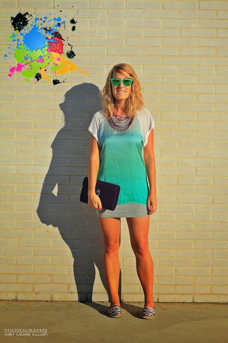 Explosión: combinar turquesa y violeta Explosión: combinar turquesa y violeta