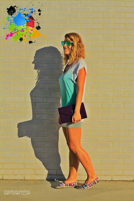 Explosión: combinar turquesa y violeta Explosión: combinar turquesa y violeta