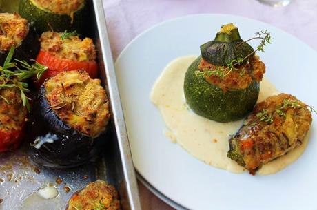 Verduras rellenas mediterráneas-provenzales