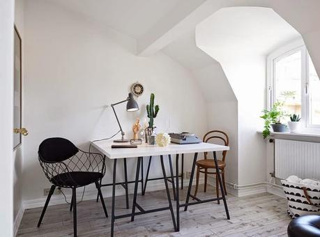 Verde sobre blanco. Decorar con plantas Verde sobre blanco. Decorar con plantas