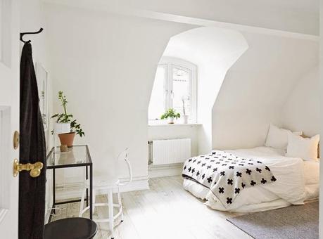 Verde sobre blanco. Decorar con plantas Verde sobre blanco. Decorar con plantas