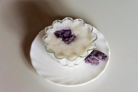 crema de almibar de violetas