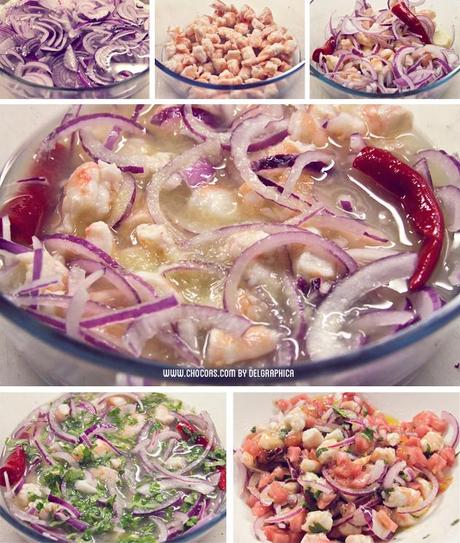 paso a paso receta ceviche