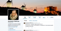 17-09-14 EL QUIJOTE EN TWITTER PANTALLA El Quijote en Twitter