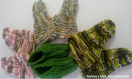 Patucos para otoño-invierno Halloween y Thanks giving (Slippers tricot) Patucos para otoño-invierno Halloween y Thanks giving (Slippers tricot)