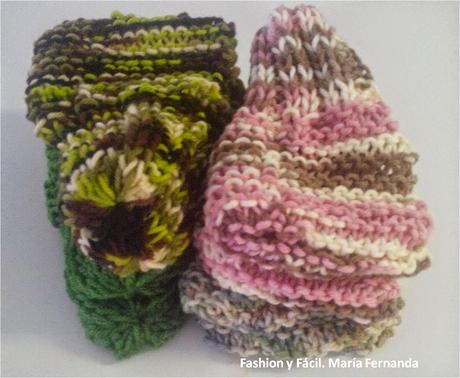 Patucos para otoño-invierno Halloween y Thanks giving (Slippers tricot) Patucos para otoño-invierno Halloween y Thanks giving (Slippers tricot)