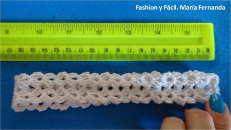 Cintillo, diadema o vincha para bebé fácil de tejer a ganchillo y muy vistosa (Baby crocheted Headband)