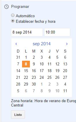 Cómo y por qué programar las entradas del blog Cómo y por qué programar las entradas del blog