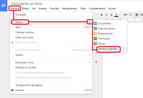 Cómo encontrar Plantillas Útiles para Google Drive