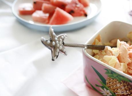 helado de sandia con chocolate blanco... helado de sandia con chocolate blanco...