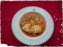 CALDERETA DE RAPE Y LANGOSTINOS CALDERETA DE RAPE Y LANGOSTINOS