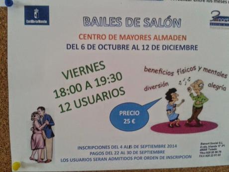 Cursos del Centro de Mayores de Almadén