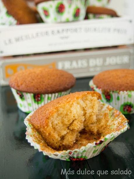 Magdalenas de Lemon Curd Magdalenas de Lemon Curd