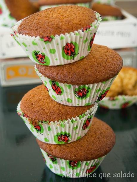 Magdalenas de Lemon Curd Magdalenas de Lemon Curd