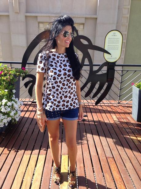 Camiseta de Zara, look Animal Print Camiseta de Zara, look Animal Print