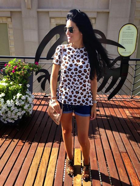 Camiseta de Zara, look Animal Print Camiseta de Zara, look Animal Print