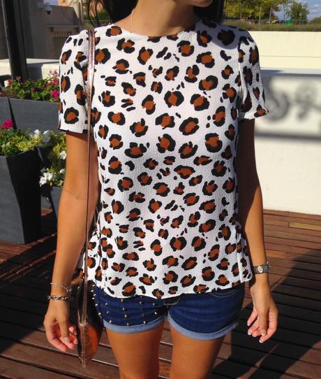 Camiseta de Zara, look Animal Print Camiseta de Zara, look Animal Print