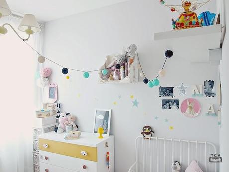 DIY, guirnalda de bolas DIY, guirnalda de bolas