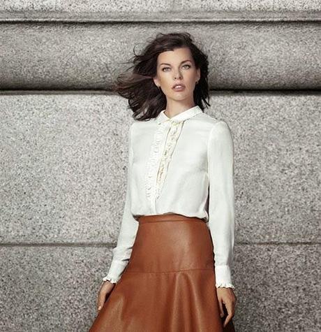 Nuevo Lookbook El Corte Inglés para Otoño con Milla Jovovich.