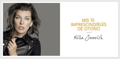 Nuevo Lookbook El Corte Inglés para Otoño con Milla Jovovich.