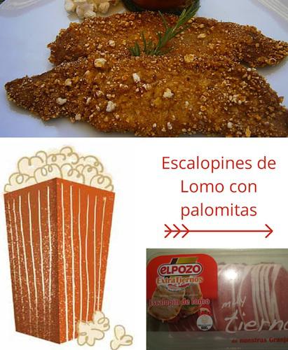 Cocina una cena especial para tus hijos con palomitas receta infantil de lomo con palomitas de maiz