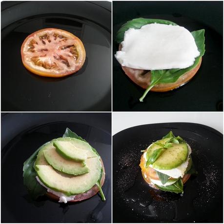 ENSALADA CAPRESSE CON AGUACATE ENSALADA CAPRESSE CON AGUACATE