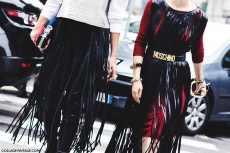 Milan_Fashion_Week_Spring_Summer_15-MFW-Street_Style-Leather_Fringes-Moschino_Belt-