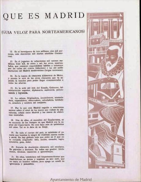 Las cien cosas que es Madrid. Índice Las cien cosas que es Madrid. Índice