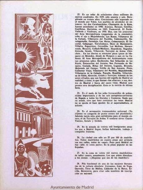 Las cien cosas que es Madrid. Índice Las cien cosas que es Madrid. Índice