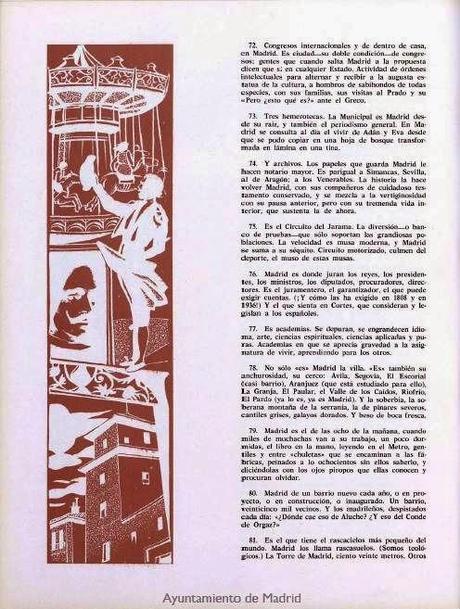 Las cien cosas que es Madrid. Índice Las cien cosas que es Madrid. Índice