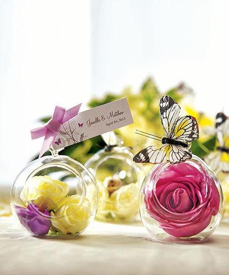 Detalles para invitados y decoración para bodas con cristal Un detalle para invitados de lo más original y exquisito