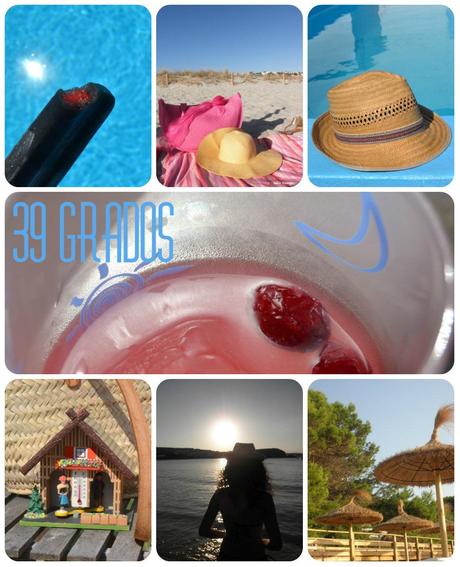 verano, fotografia, sombrillas, sombreros, refrescos,modboard, collages