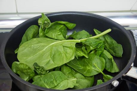 Emperador al limón con espinacas Emperador al limón con espinacas