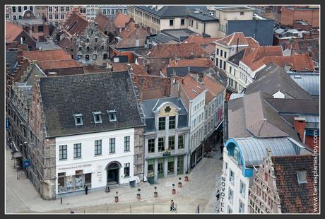 Vistas Gante desde Torre Belfort 