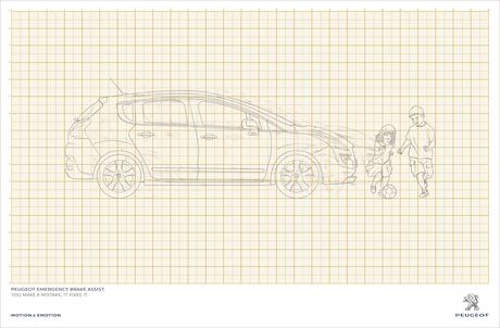 Peugeot Emergency Brake Assist. peugeotkids_aotw