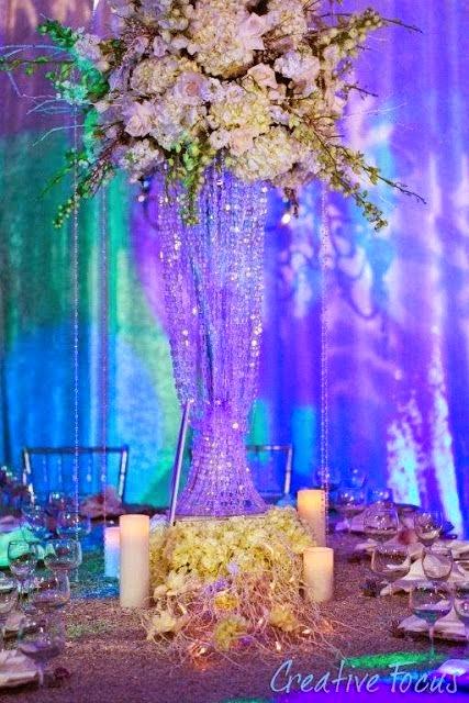 Wedding Mistakes: centros de mesa preciosos pero de alturas incómodas