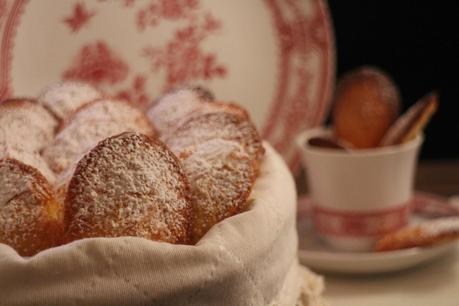 Madeleines de lima y vainilla