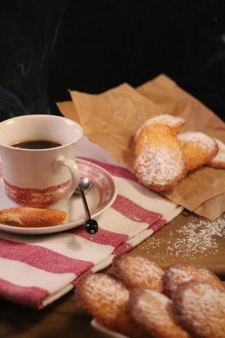 Madeleines de lima y vainilla