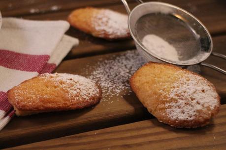 Madeleines de lima y vainilla