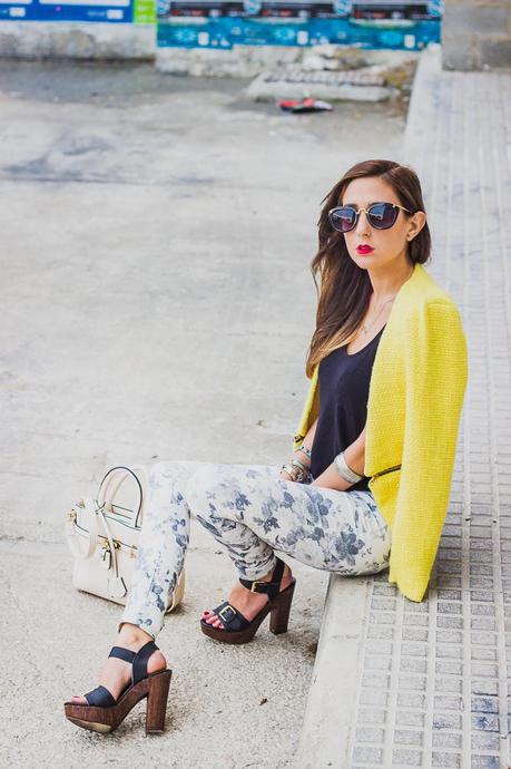 Mixing Floral Print And Yellow Mixing Floral Print And Yellow