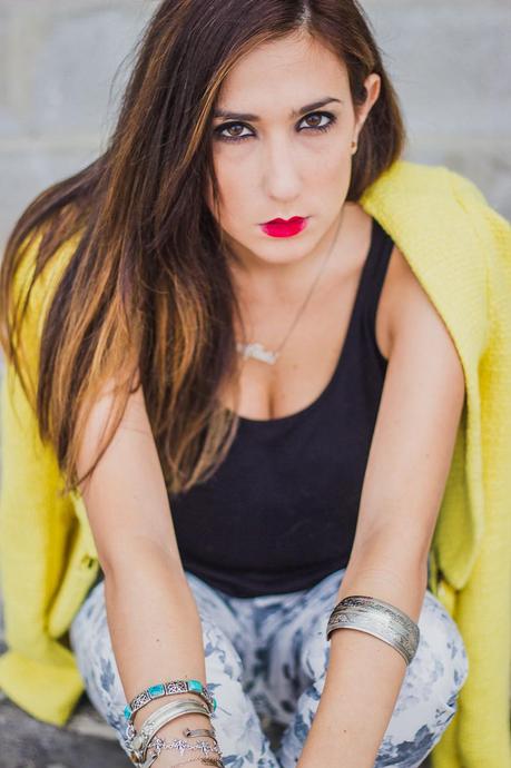 Mixing Floral Print And Yellow Mixing Floral Print And Yellow