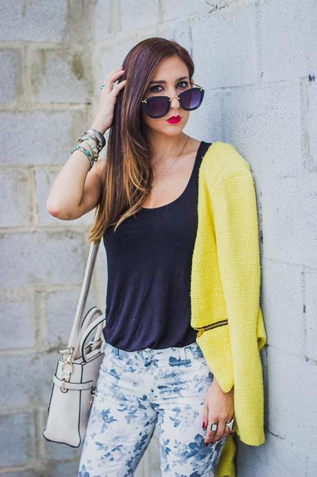 Mixing Floral Print And Yellow Mixing Floral Print And Yellow