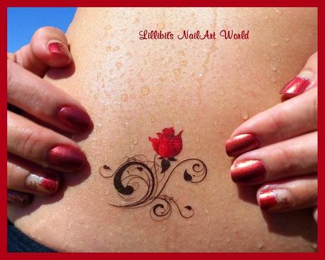 RETO COLORES II (Rojo): Rosas rojas tattoo