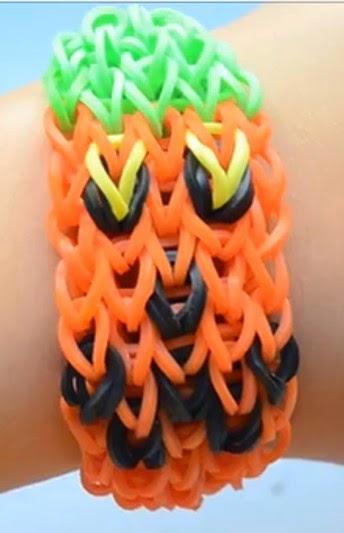 Cómo hacer una pulsera de calabaza para Halloween Cómo hacer una pulsera de calabaza para Halloween